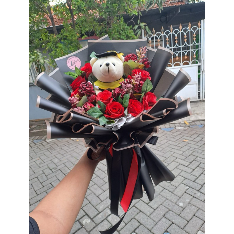 

buket wisuda premium