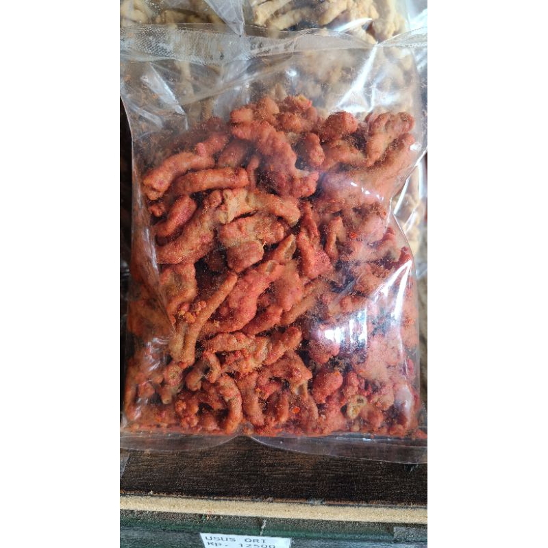 

(250gr)keripik usus pedas balado