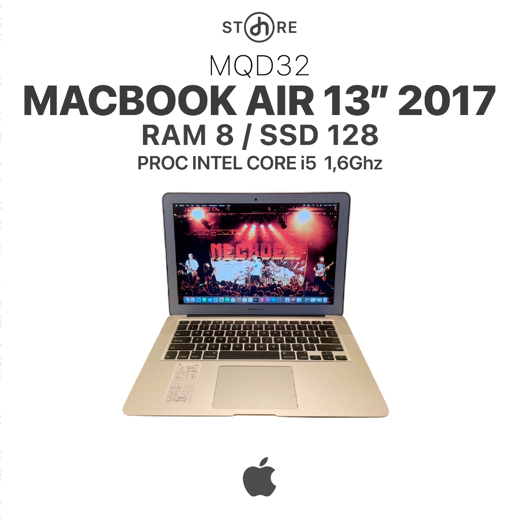 Second , Macbook Air 2017 13" , 8/128 , Silver , MQD32
