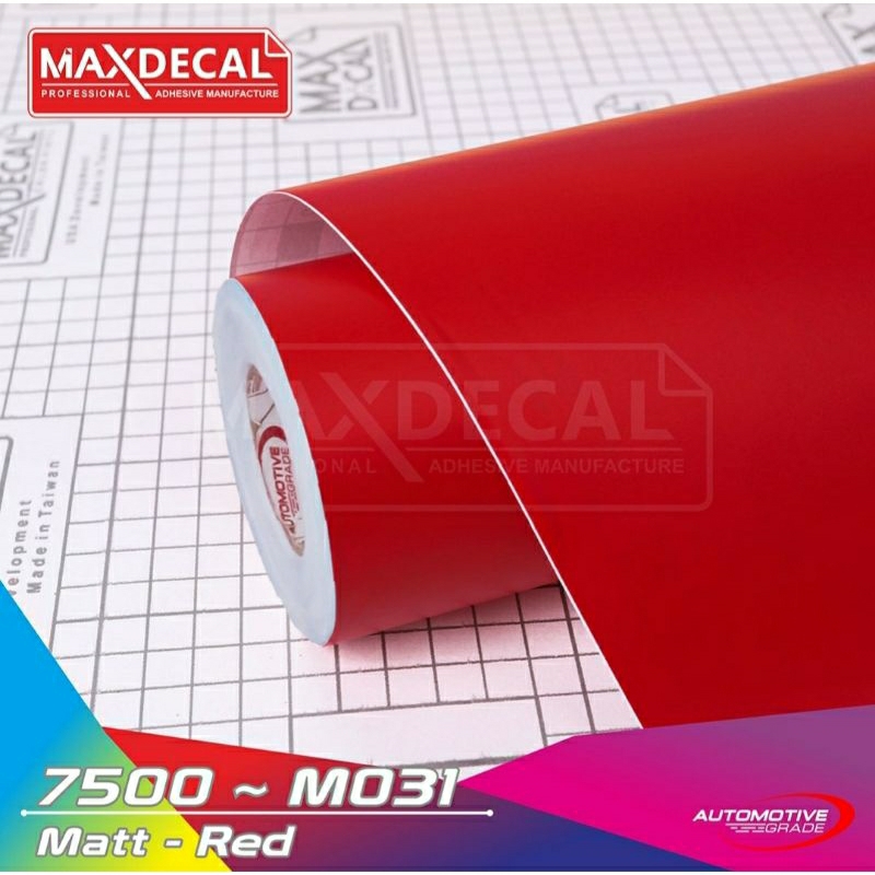 Sticker Skotlet Maxdecal 7500 Hitam Glossy/Matt/Doff Per Meter