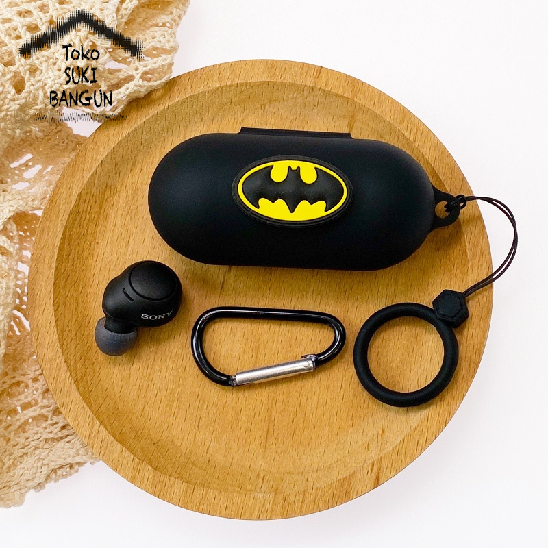 RB Case Sony WF-C510 Rubber CARTOON HEROES Silicone Cover Casing Pouch Protector WFC510 WF C510