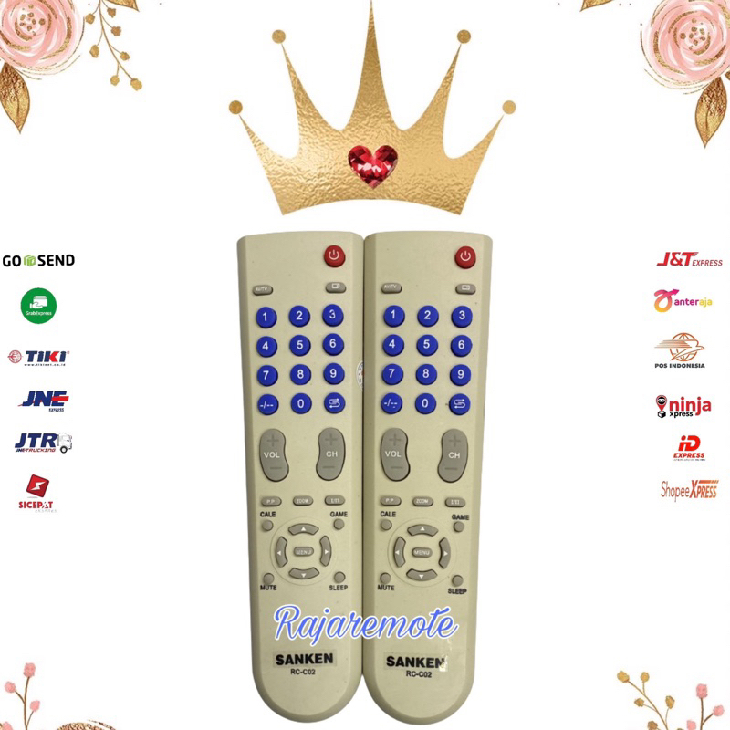 REMOT REMOTE TV SANKEN TV TABUNG RC-02
