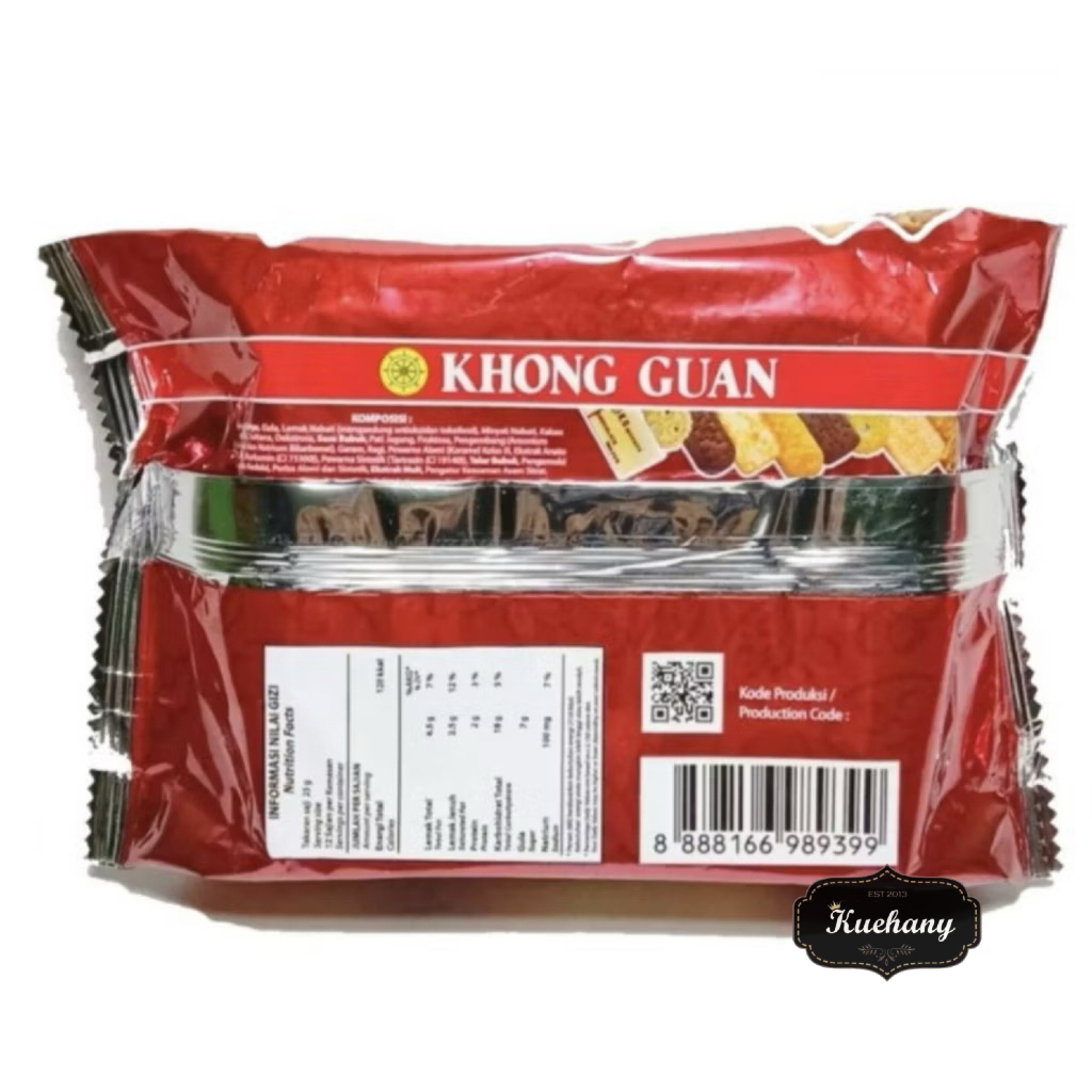 

Khong Guan Assorted Biscuits 300 gram (OPP Red) / Khong Guan Assorted Biscuits - Aneka Rasa 300g