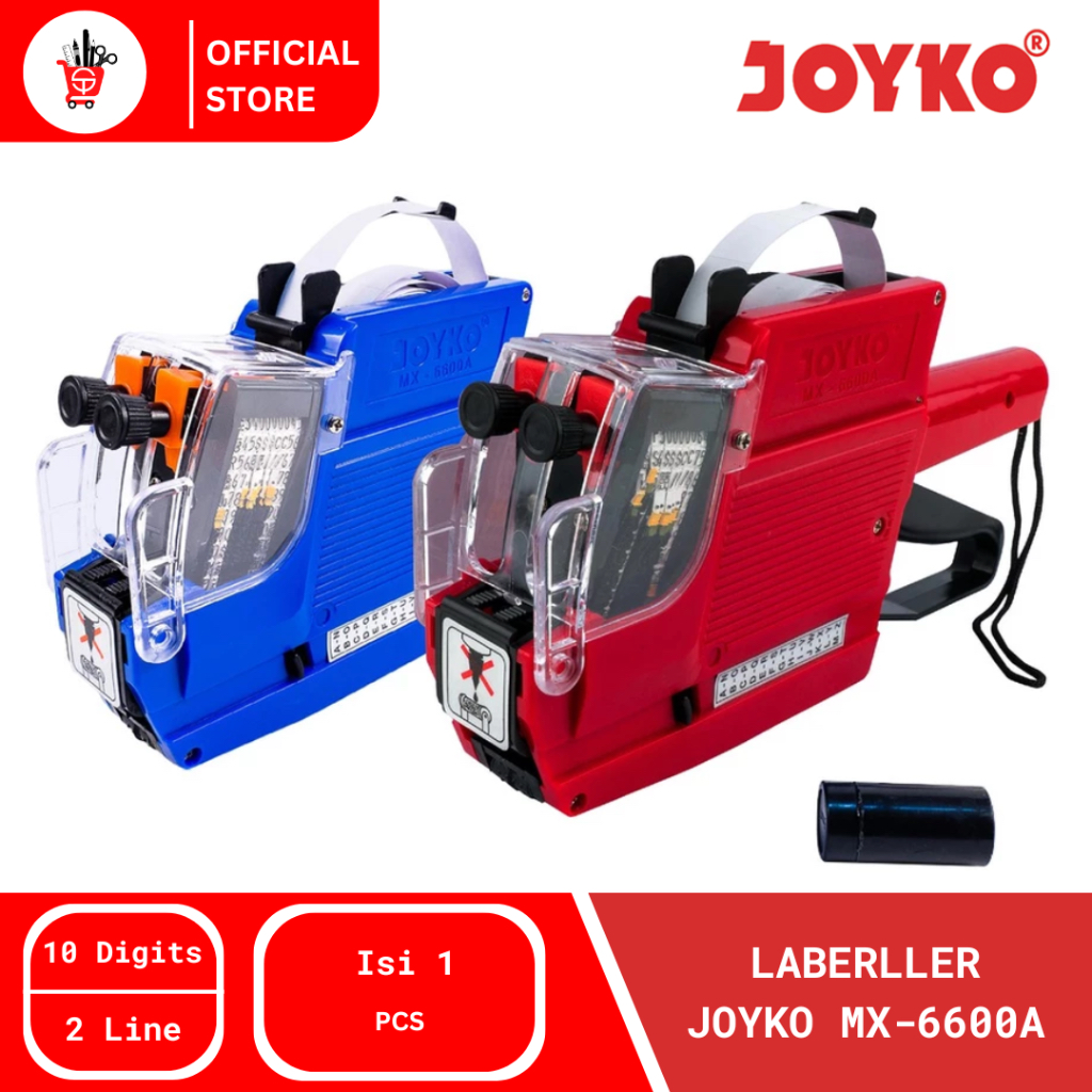 

Labeller | Alat Label Harga 2 Line Joyko MX-6600A (1 PCS)