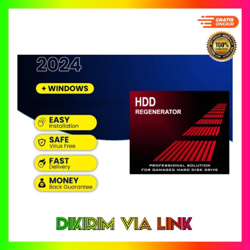 Software Memperbaiki HDD Bad Sector: HDD Regenerator 2024 [WIN]