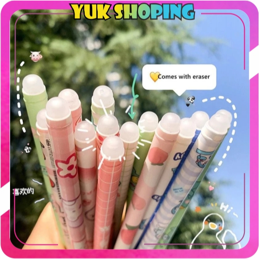 

✧YUKSHOPING✧ Pulpen bisa dihapus non box dan tinta permanen S142