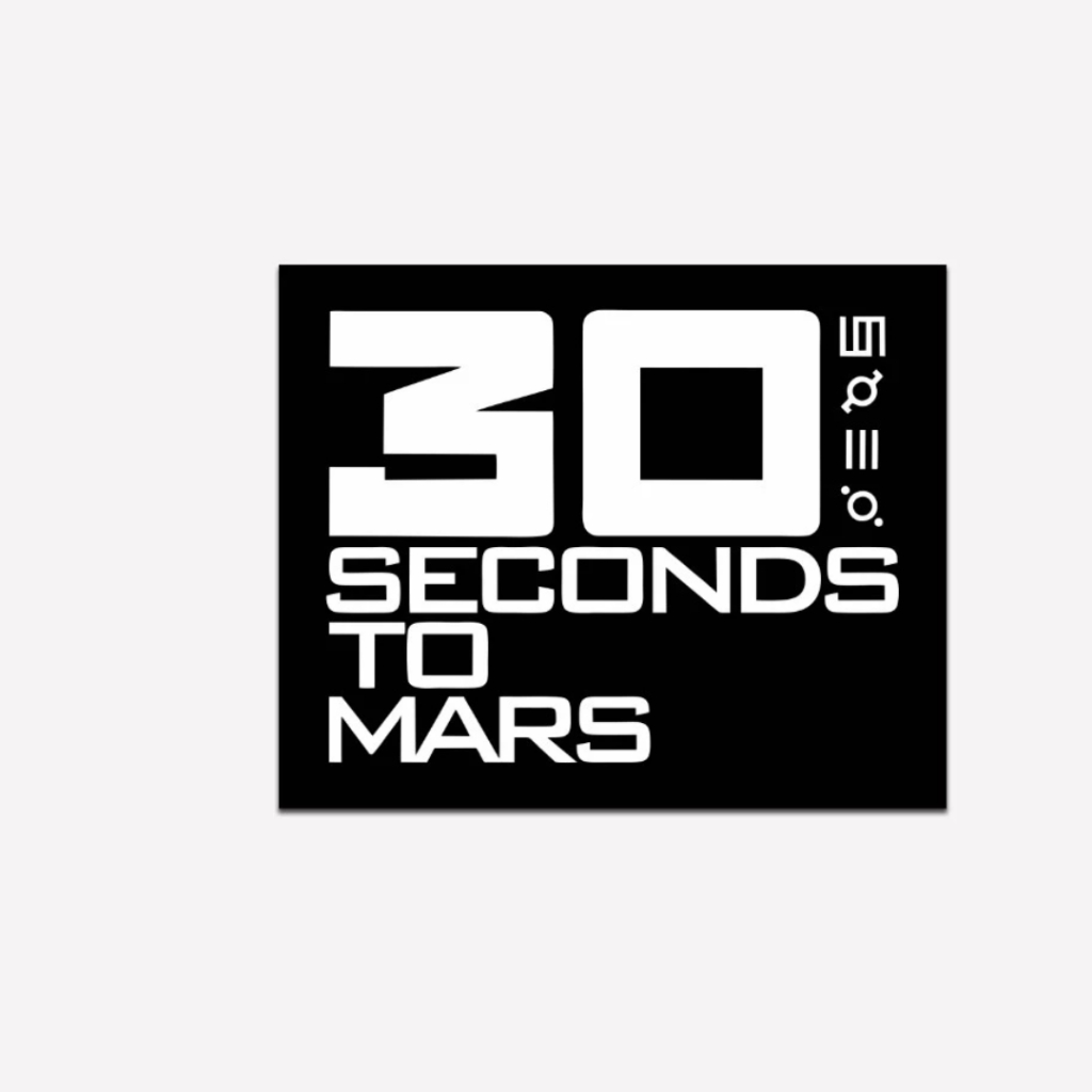 

Sticker Band 30 Seconds To Mars Vinyl Glossy Waterproof Stiker Helm Gitar
