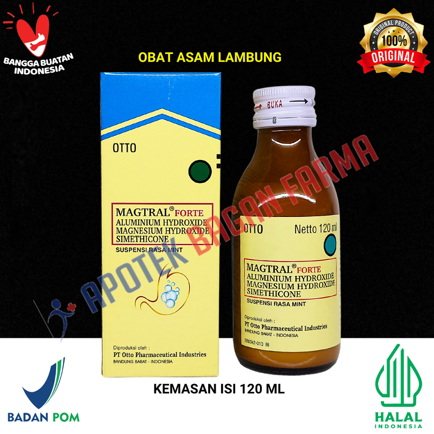 MAGTRAL FORTE SIRUP 120ML | Obat Lambung Sirup