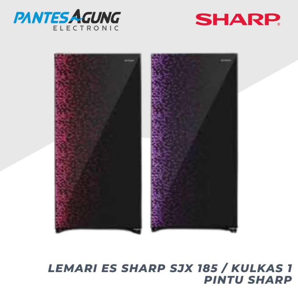 LEMARI ES SHARP SJX 185 / KULKAS 1 PINTU SHARP