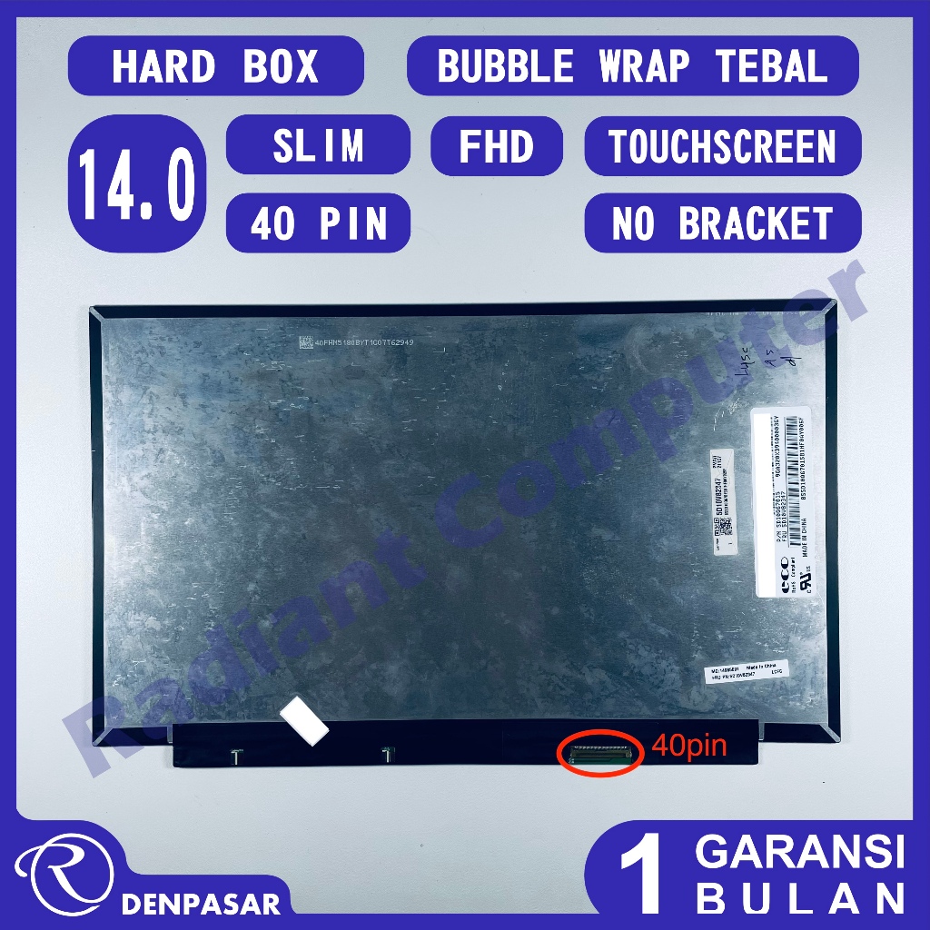 LCD LED Touchscreen Lenovo Thinkpad X1 Carbon Gen 6, X1 Carbon Gen 7, X1 Carbon Gen 8