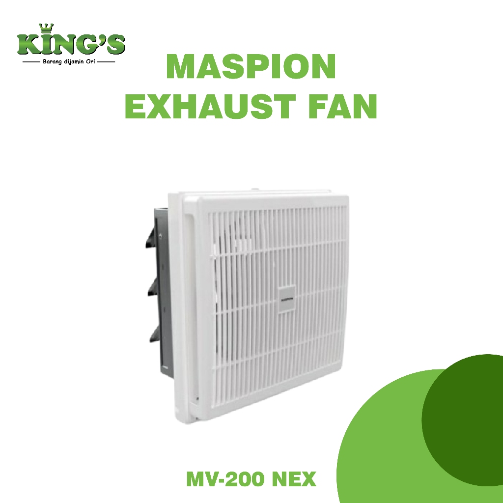 KIPAS ANGIN VENTILASI Maspion  MV-250NEX 10'' - Exhaust Fan 10 inch 250 NEX /Exhaust Fan Dinding / B