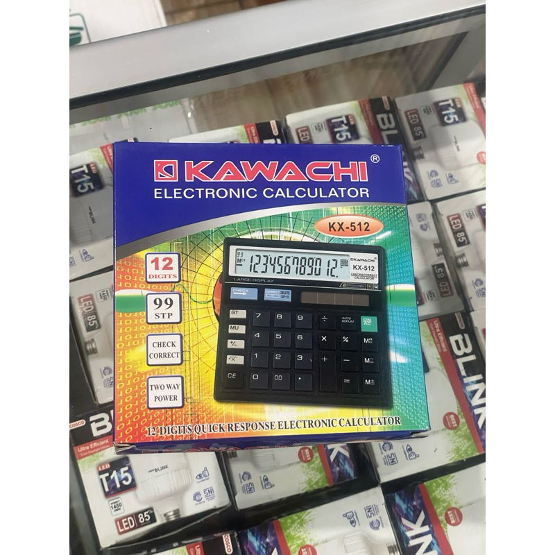 

KAWACHI ELECTRONIC CALCULATOR KX-512