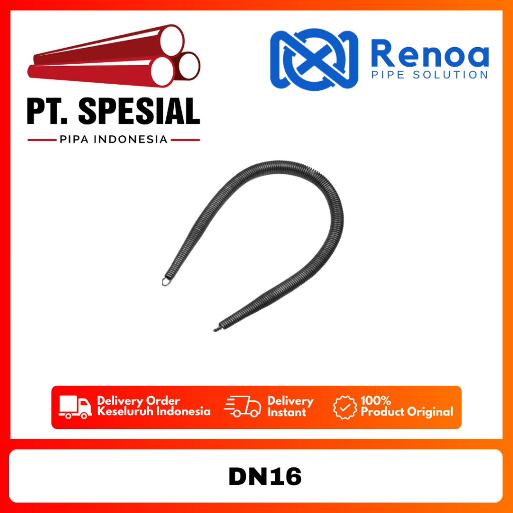 Bending Spring 16mm Renoa Steel Bending Penekuk Pipa PVC - 08