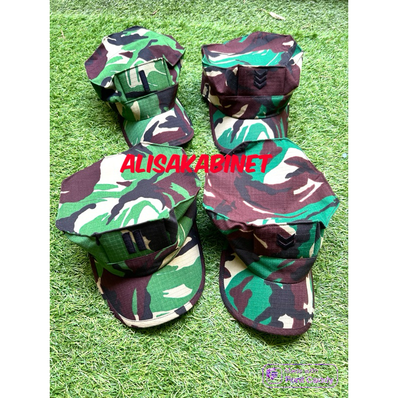 Topi Pet Okinawa Loreng Malvinas Jatah TNI AL