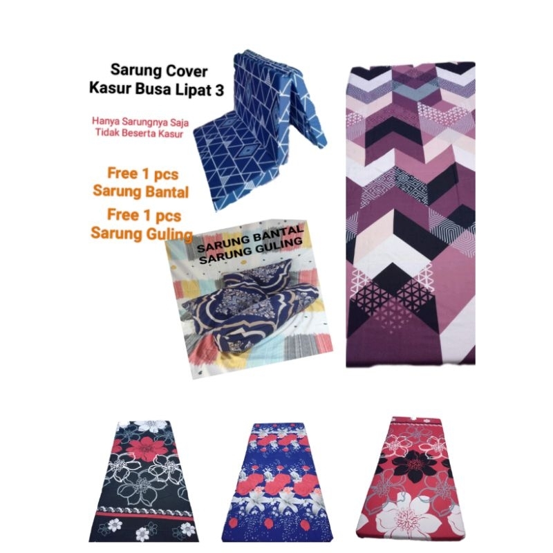 Sarung Cover Untuk Kasur Busa Lipat 3 Ukuran 200x120x15 No 4