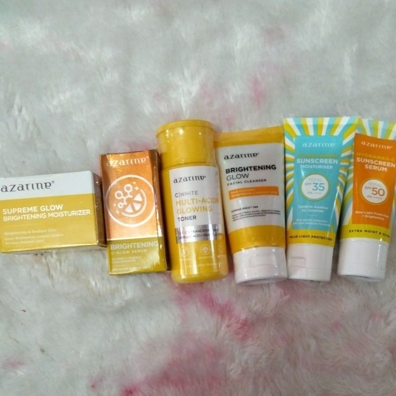 Azarine brightening glow skincare