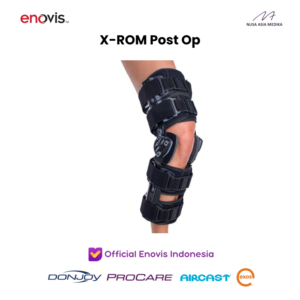 DONJOY X-ROM® Post-Op Knee Brace - Penyangga Lutut Pasca Operasi