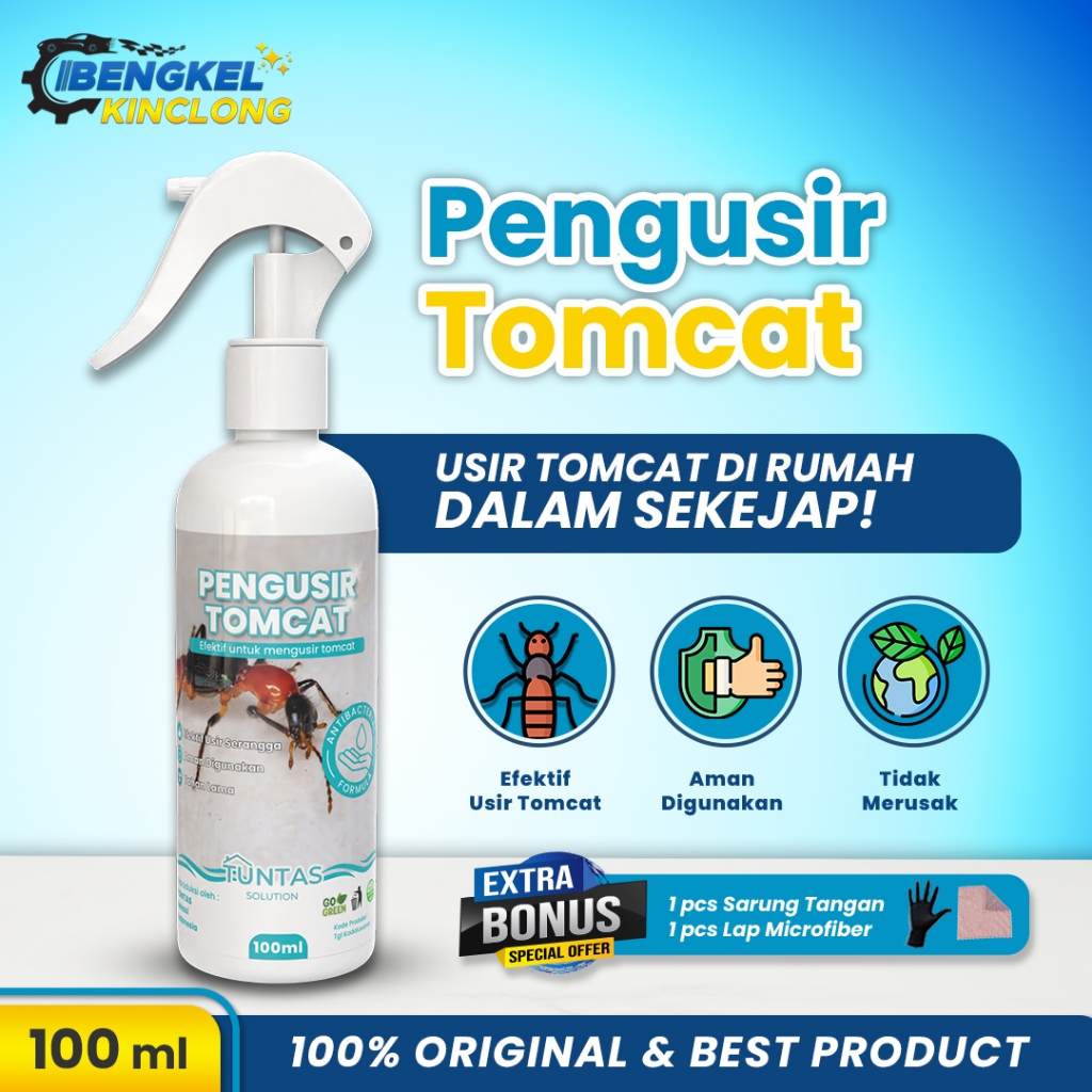 TUNTAS Pembasmi Tomcat Anti Hama Pengusir Serangga Tomcat Paling Ampuh 100ml