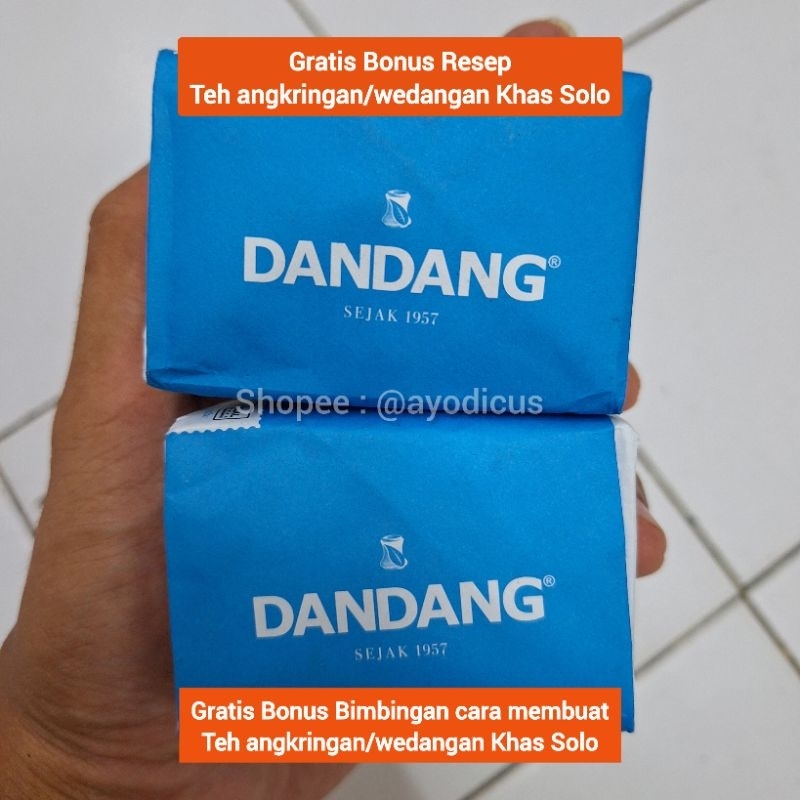 

Teh Solo - Teh Dandang Biru BESAR 80 gr (2x ukuran biasanya) - Ginastel Wagistel - Wangi Kental - Teh Angkringan - Teh Wedangan - Teh Khas Solo