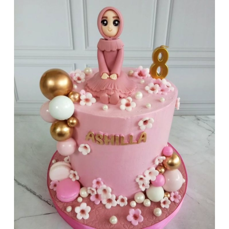 

Cake Tema the girl