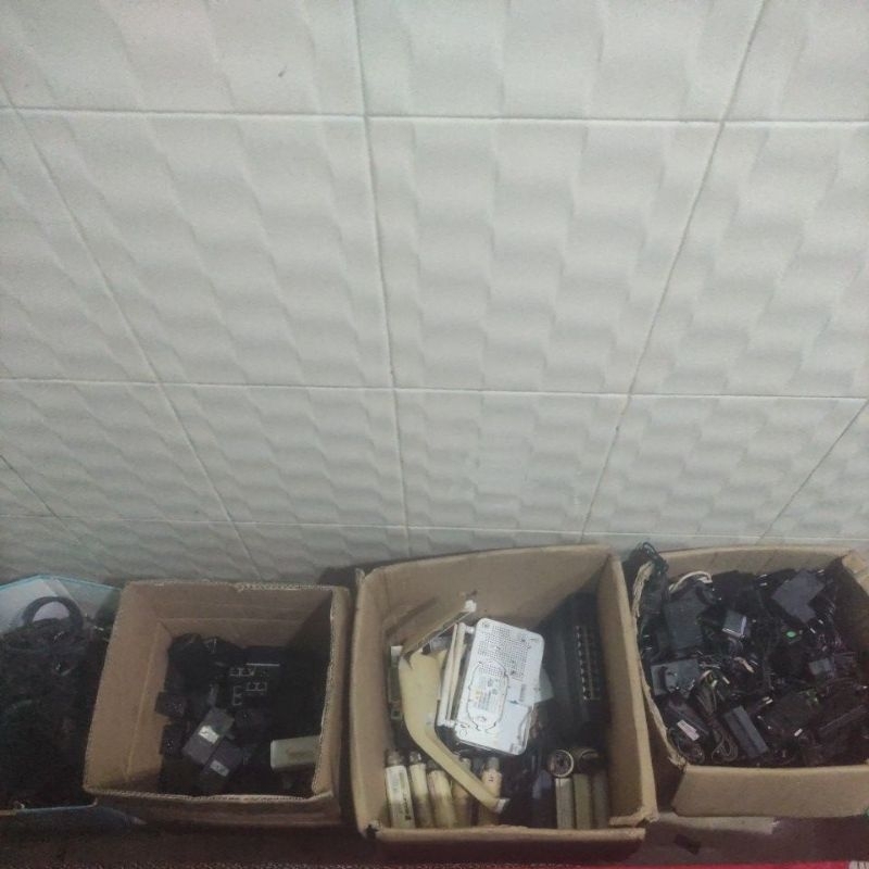 Kabel Power POE dan Kabel LAN Bekas