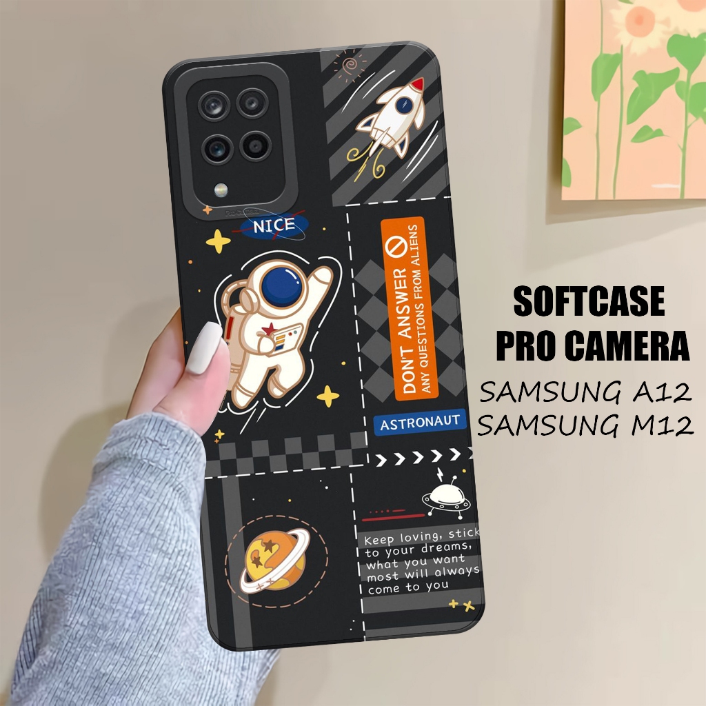 Case SAMSUNG  A12 - M12 - SAMSUNG  A12 - M12  Terbaru - Softcase  SAMSUNG A12 - M12  - Softcase Pro 