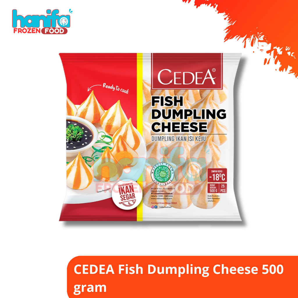 

CEDEA Fish Dumpling Cheese 500 gram | Dumpling Keju 500 gram enak murah dan bergizi