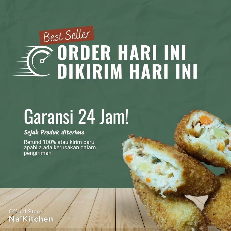 

Risol Rogut Ayam Keju Premium