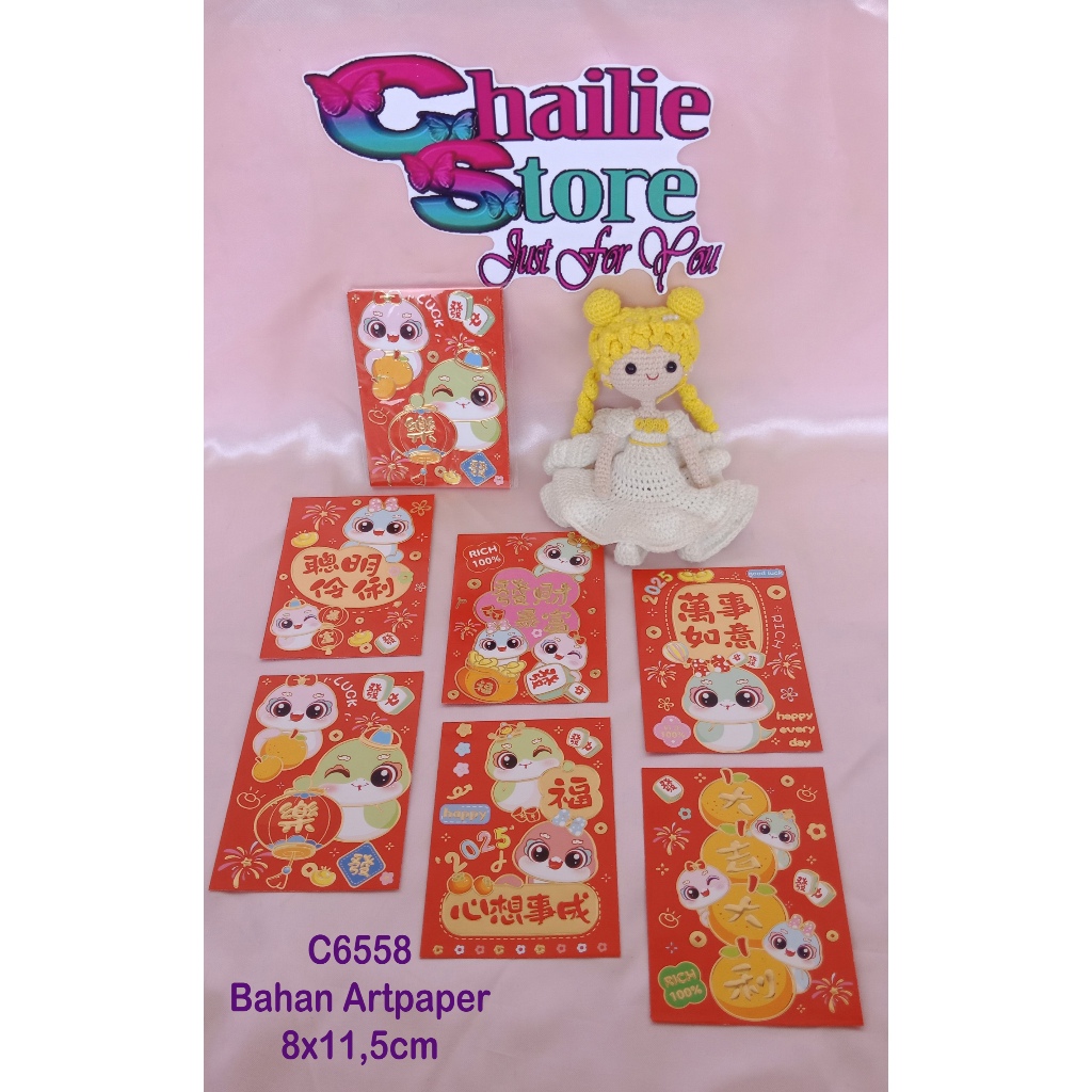 

Angpao Imlek Shio Ular C6558 - Angpau Imlek