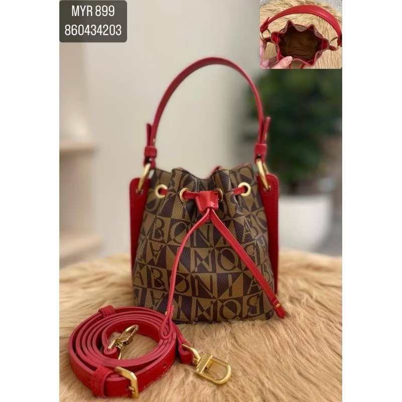 Tas Sling Bonia Serut monogram size xs