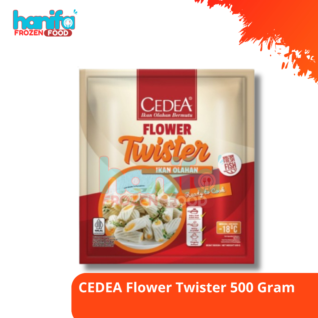

CEDEA Flower Twister Ikan Olahan 500 gram makanan beku frozen food