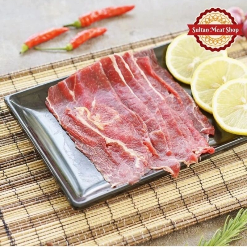 

Slice beef ribeye cocok untu shabu, barbeque, dendeng, semur