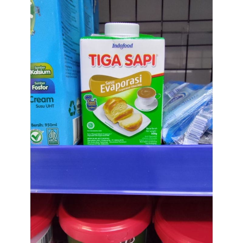

Susu Evaporasi Tiga Sapi 500g