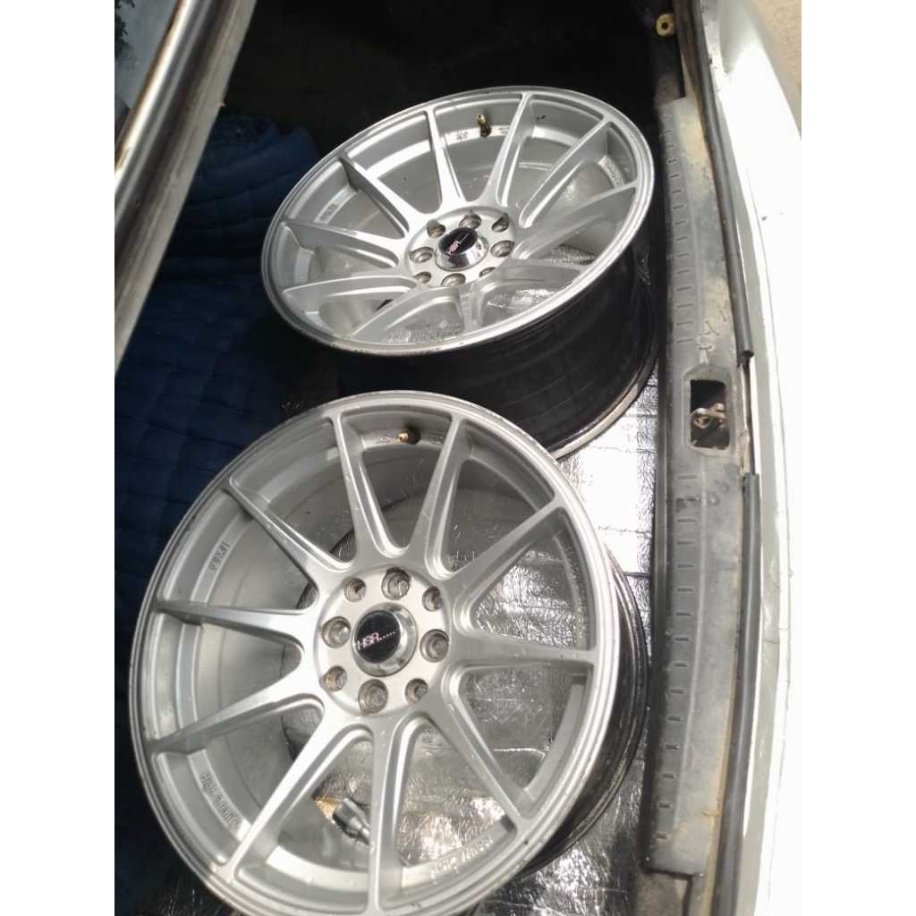 2 biji velg hsr  R16 lebar 8