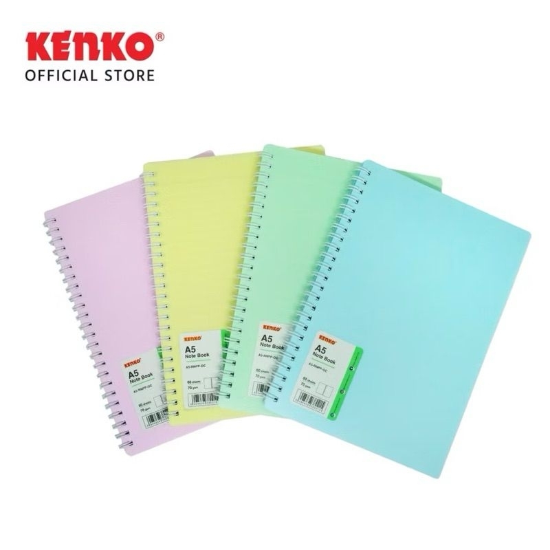 

NOTEBOOK SPIRAL A5 KENKO RNPP-OC PASTEL