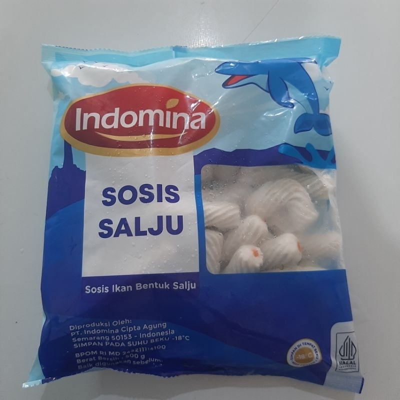 

Olahan ikan beku INDOMINA sosis salju 500gr