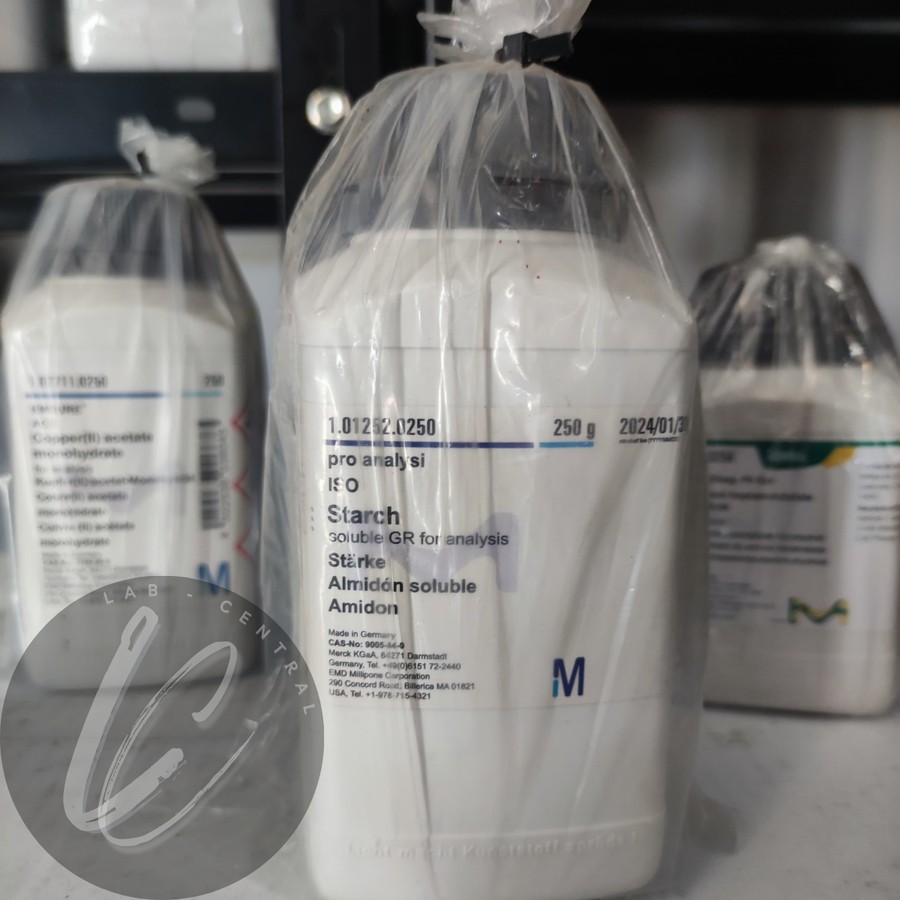 STARCH / Soluble Pro Analysis Merck 101252 / Amilum 250Gram Pro Analis