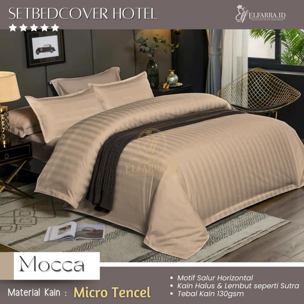 ELFARRA | Sprei Set Bedcover 180x200 | Bed Cover Set | Selimut Bed Cover | Sprei Aesthetic SALUR