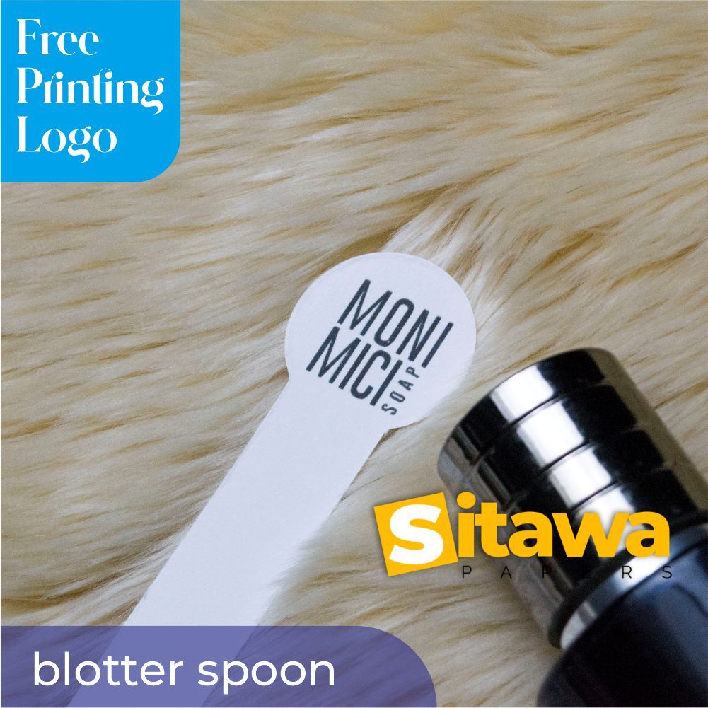 

Blotter Scent Paper Kertas Parfum Spoon Emboss