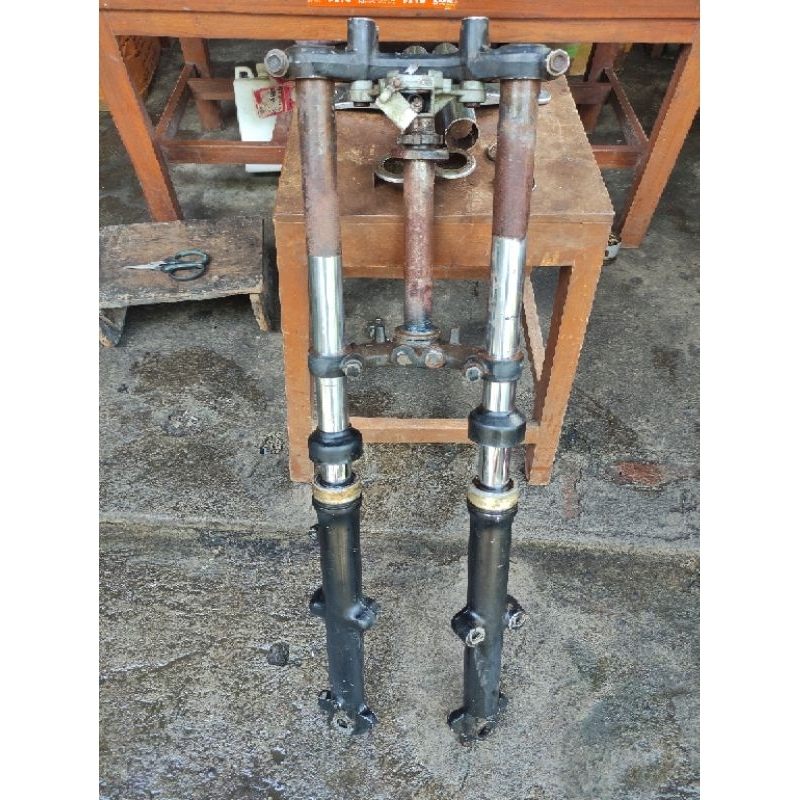 shock depan yamaha rx100 rx125 rx twin original bekas