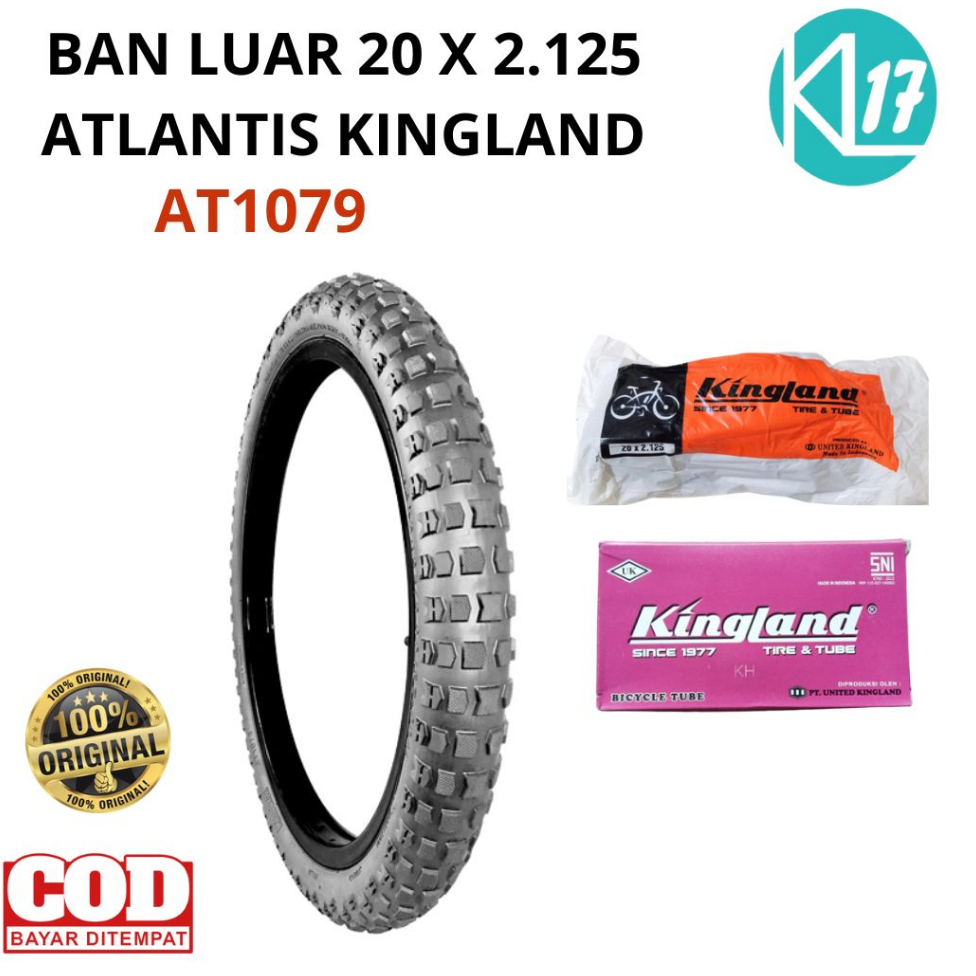 Ban Luar 20 X 2.125 Kingland Atlantis At1079 Ban Sepeda Bmx