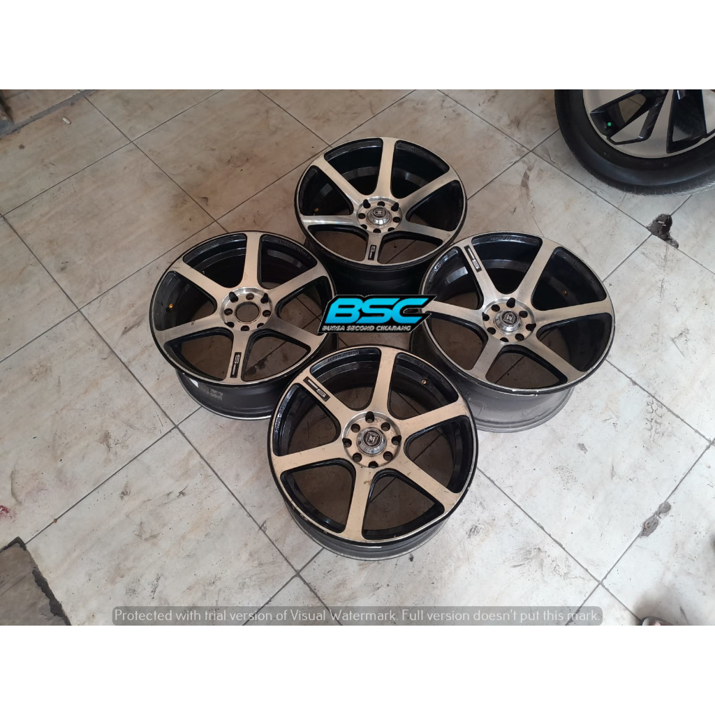 Velg Racing Celong Seken R17 Milano Pcd 4x100 4x114 Ring 17 Buat Xenia Livina Avanza Vios Yaris Mobi
