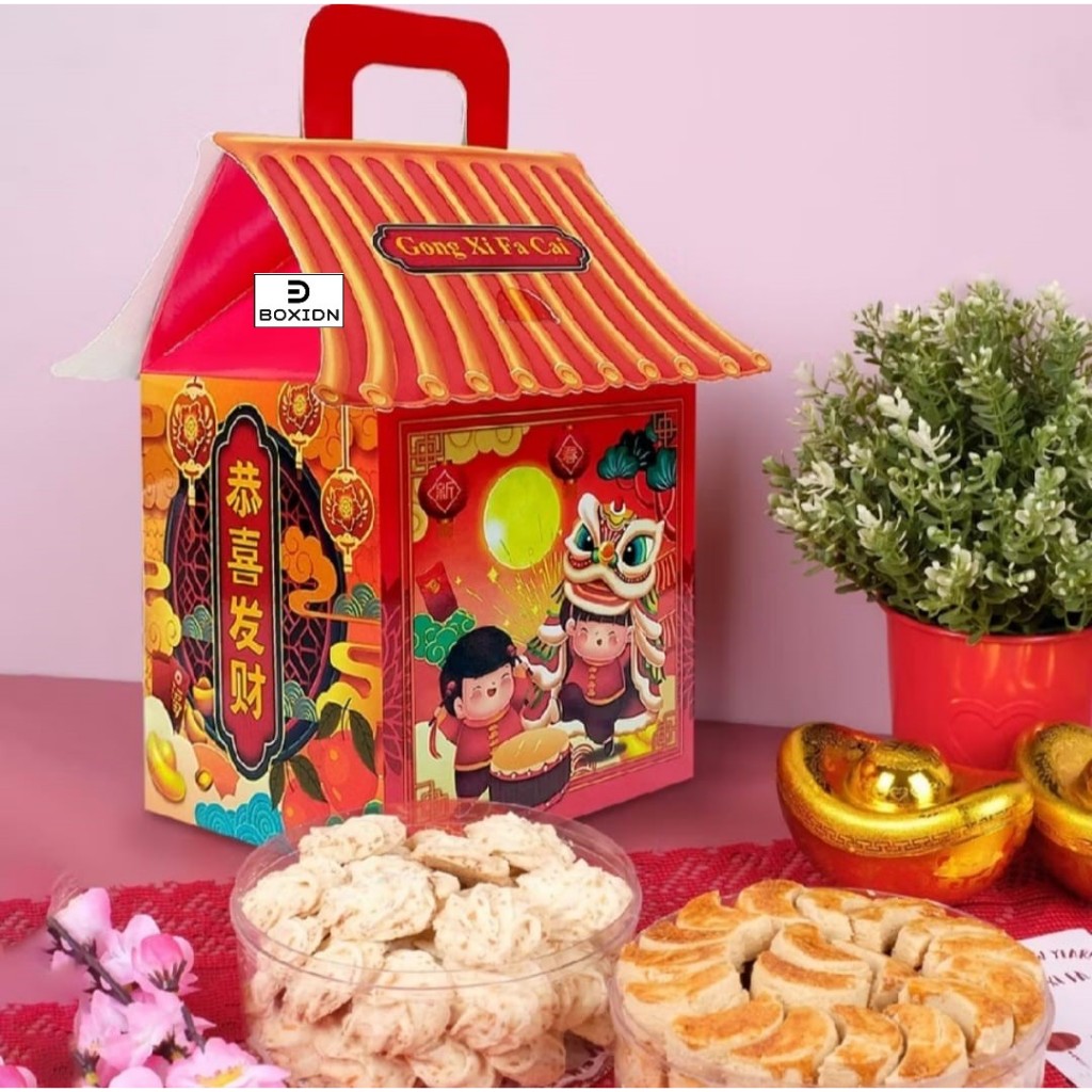 

TP2 HOUSE Imlek box Imlek 2 toples 500gr box imlek kuker 500gr box cookies imlek box imlek cookies box imlek kue kering dus hamper imlek box imlek bolu box parcel imlek box imlek murmer