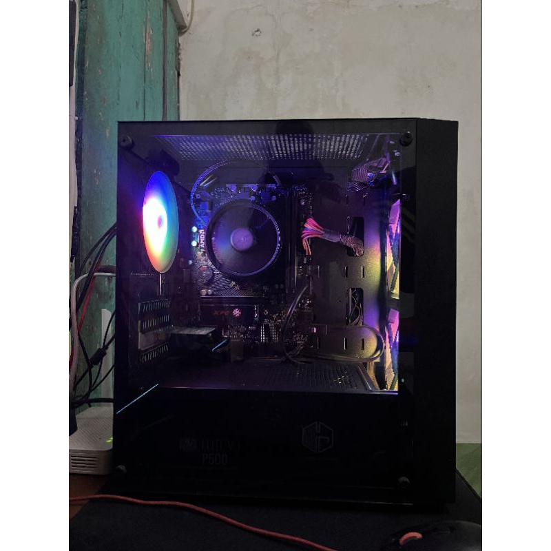 PC Rakitan Fullset AMD Ryzen 5 5600G + Monitor Acer K243Y 75hz