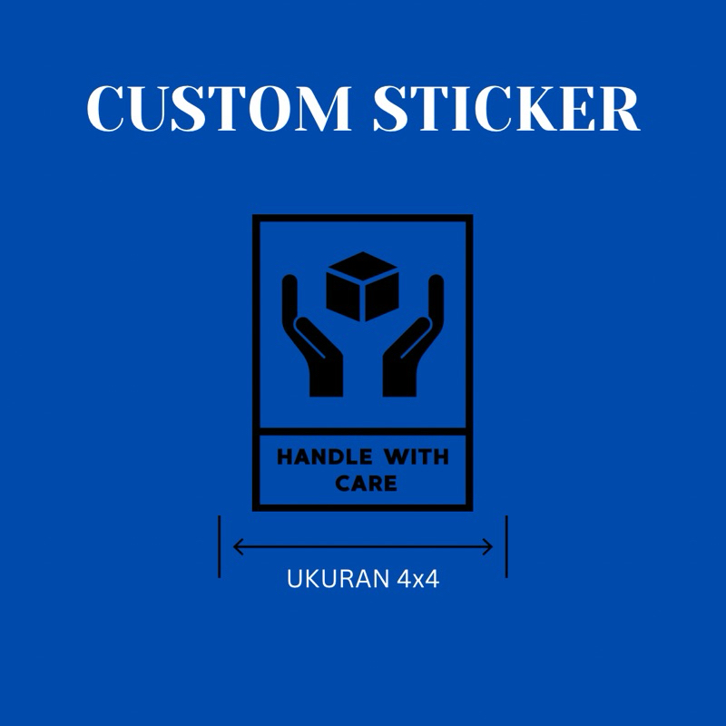 

Jasa custom sticker murah ukuran bisa request