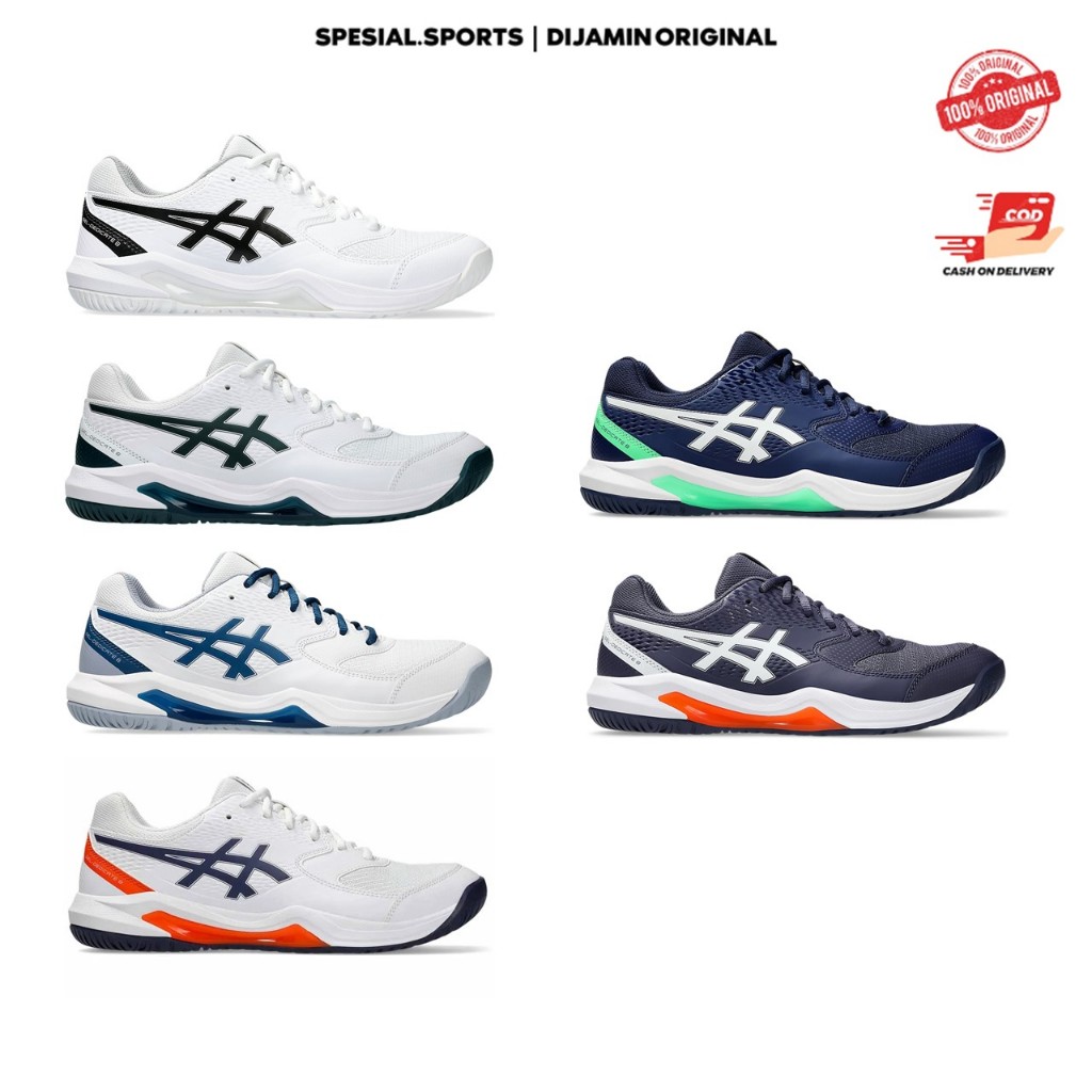 Asics GEL DEDICATE 8 - Sepatu Tennis Badminton Original