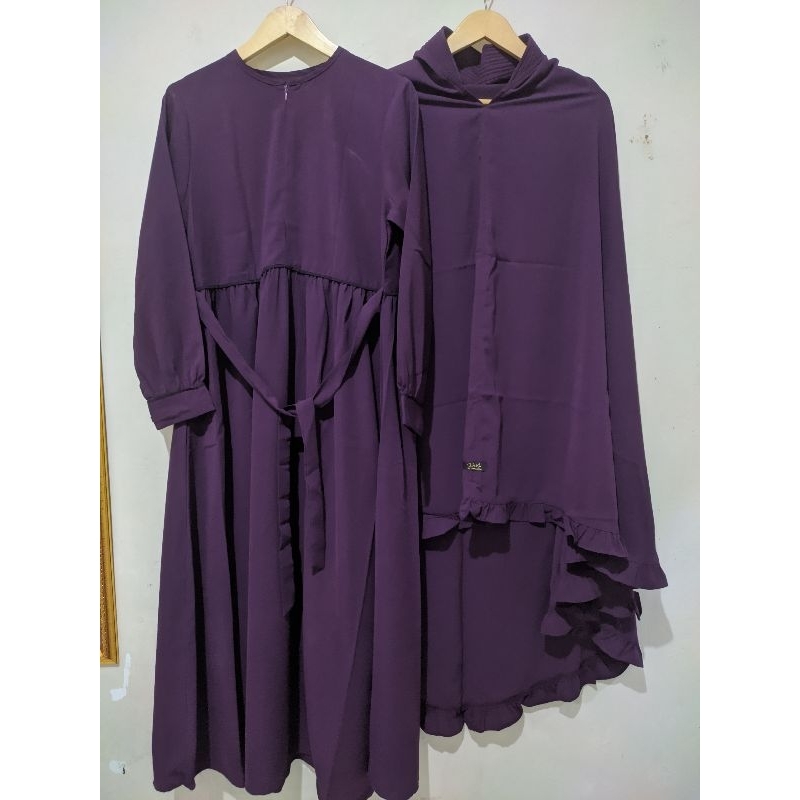 preloved gamis set syar'i