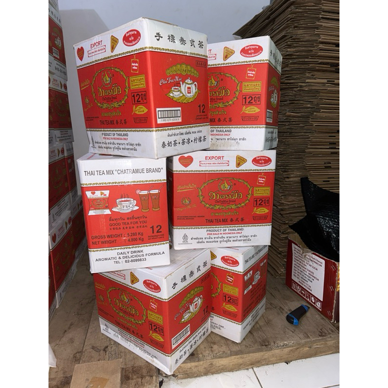 

Paket 6 Dus Thai Tea Chatramue 72 Bks BPOM HALAL Red
