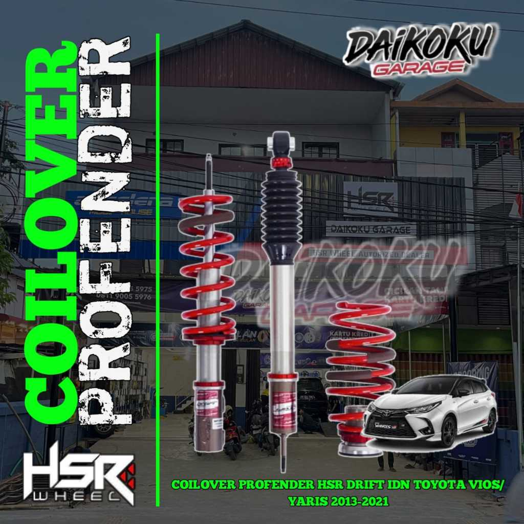 SHOCKBREAKER COILOVER PROFENDER HSR DRIFT TOYOTA VIOS/YARIS 2013-2021
