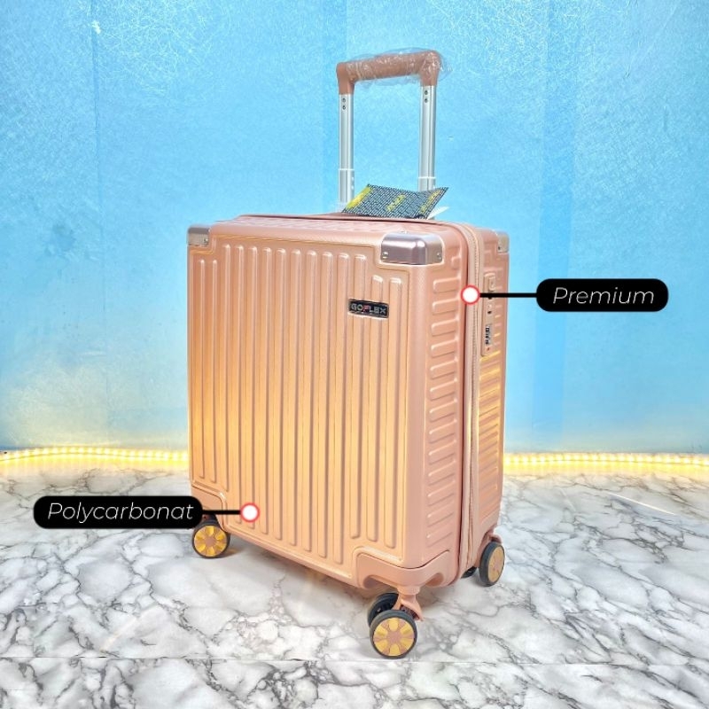 [PENGIRIMAN LUAR MAKASSAR] PREMIUM QUALITY KOPER 18 INCH UNIQUE TYPE KOPER PILOT KOPER GOFLEX/TRAVEL